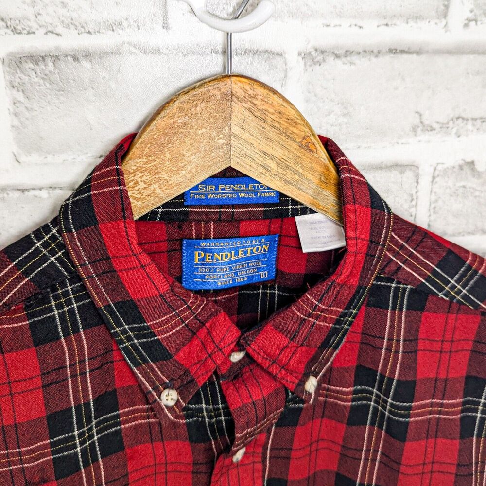 Pendleton Men's Virgin Wool Button Down Flannel S… - image 3